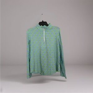 IBKUL Women Long Sleeve Golf Pickle Ball Tennis Top Large